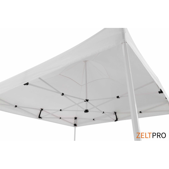 Prekybinė Palapinė 3x3 Balta Zeltpro PROFRAME iš vidaus