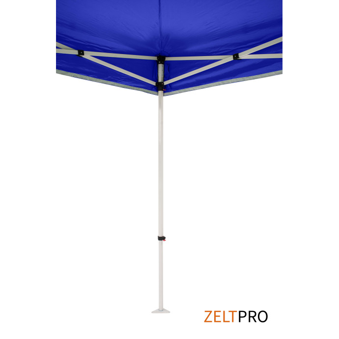 Prekybinė Palapinė 3x4,5 Mėlyna Zeltpro PROFRAME rėmo kampai
