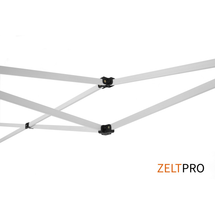 Prekybinė Palapinė 3x4,5 Žalia Zeltpro PROFRAME rėmo kampai