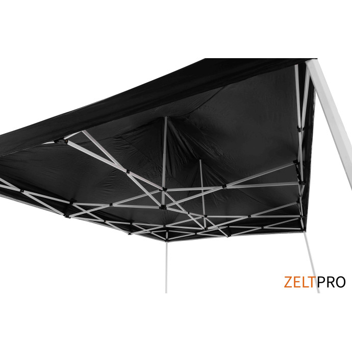 Prekybinė Palapinė 3x4,5 Juoda Zeltpro PROFRAME su trimis sienomis