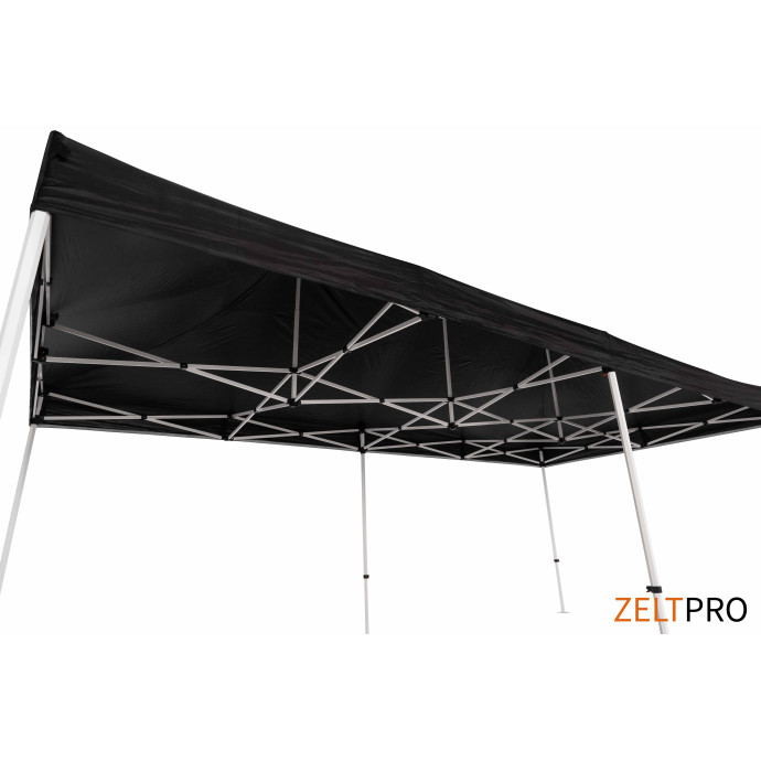 Prekybinė Palapinė 3x6 Juoda Zeltpro PROFRAME su visomis sienomis
