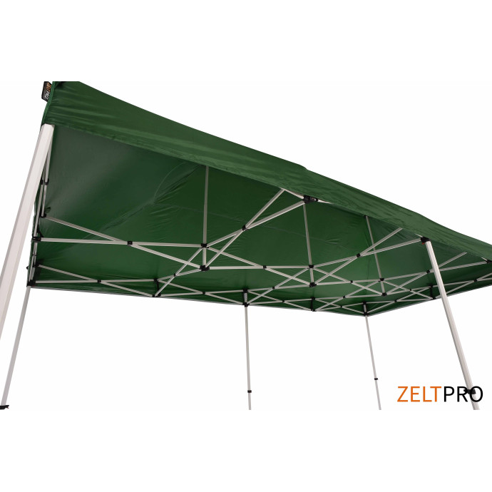 Prekybinė Palapinė 3x6 Žalia Zeltpro PROFRAME su visomis sienomis