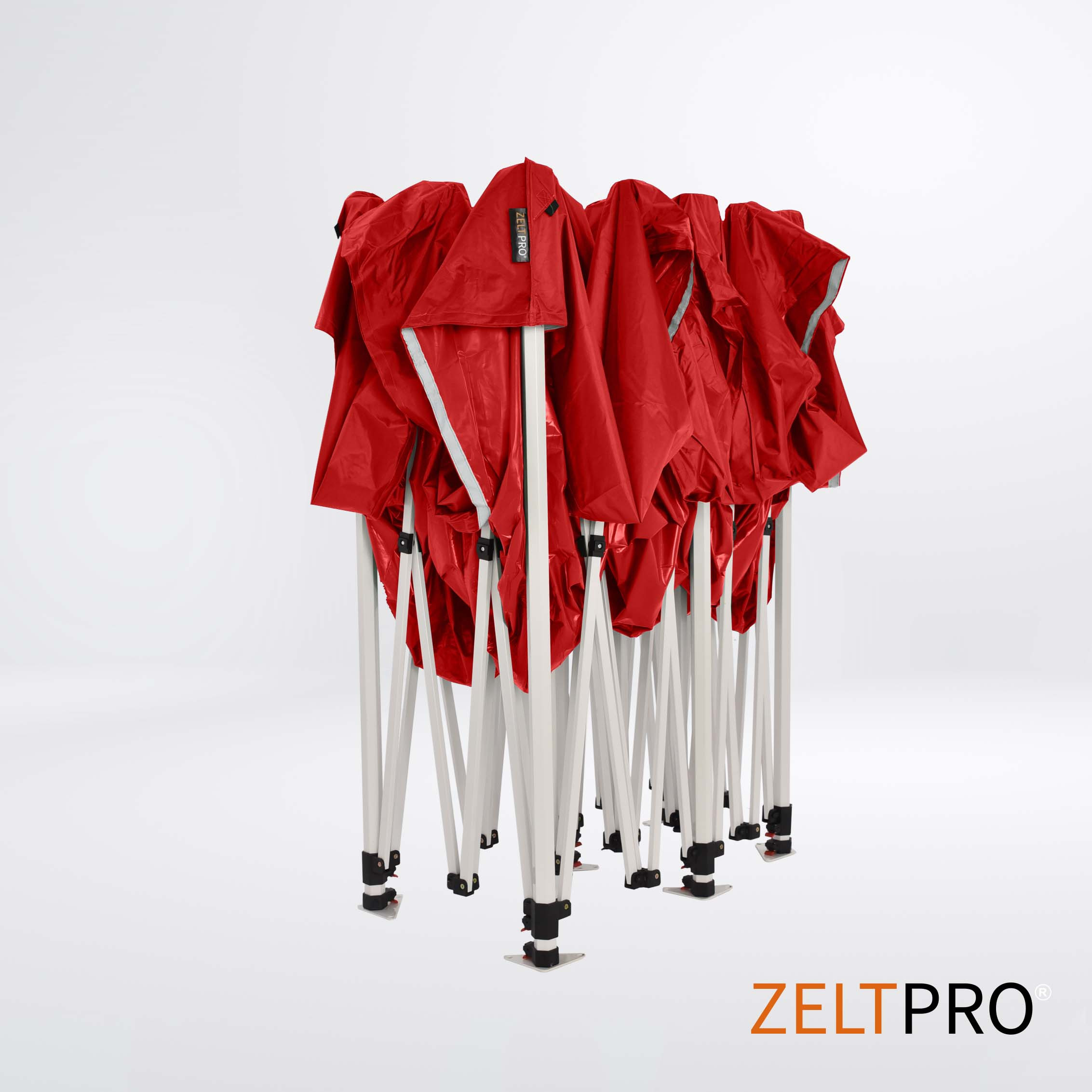 Prekybinė Palapinė 3x6 Raudona Zeltpro PROFRAME
