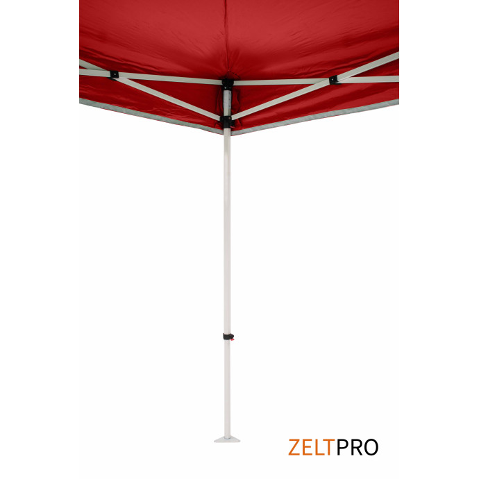 Prekybinė Palapinė 3x6 Raudona Zeltpro PROFRAME su trimis sienomis