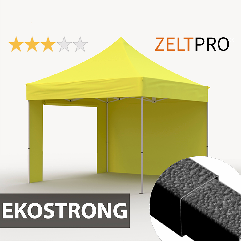 Prekybinė Palapinė 2x2 Geltona Zeltpro EKOSTRONG