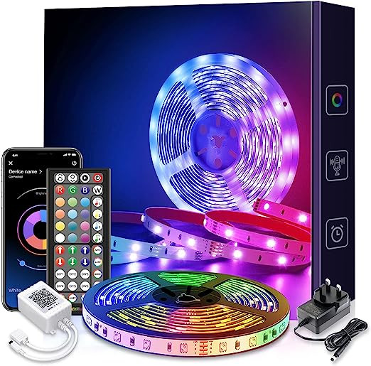 Išmani 5050 RGB LED Juosta 5 m su Bluetooth funkcija