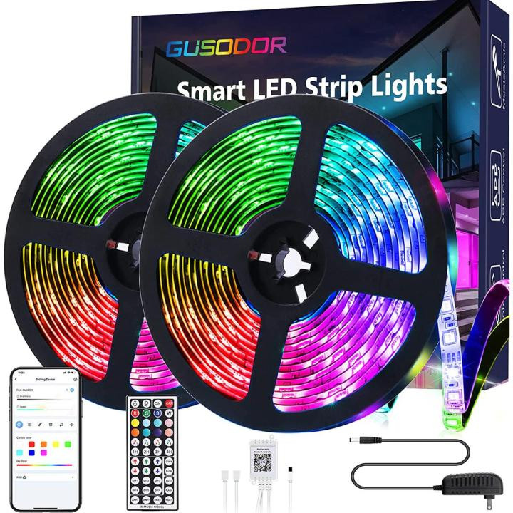 Išmani 5050 RGB LED Juosta 20 m su Bluetooth funkcija