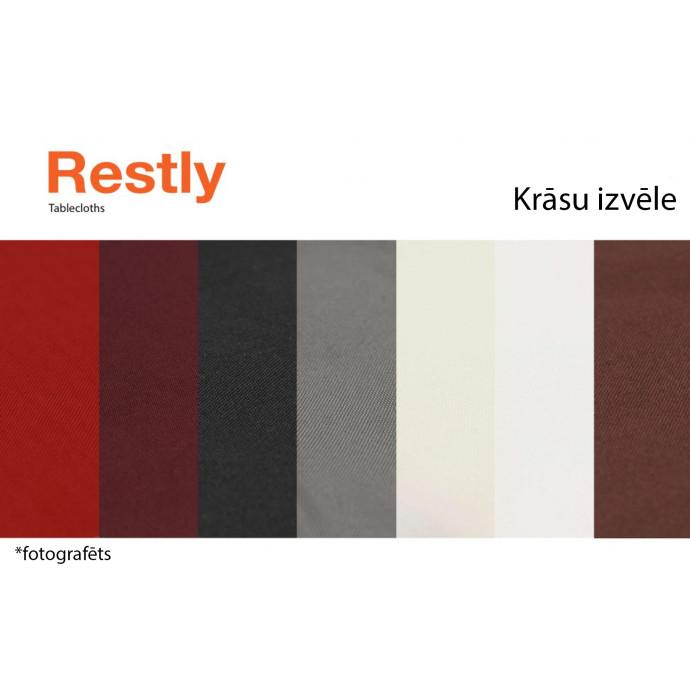 Atspari dėmėms stačiakampė staltiesė Restly Balta 310x220