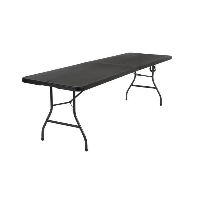 Sulankstomas stalas 150 cm Juodas