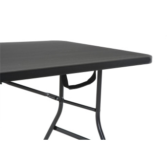 Sulankstomas stalas 150 cm Juodas
