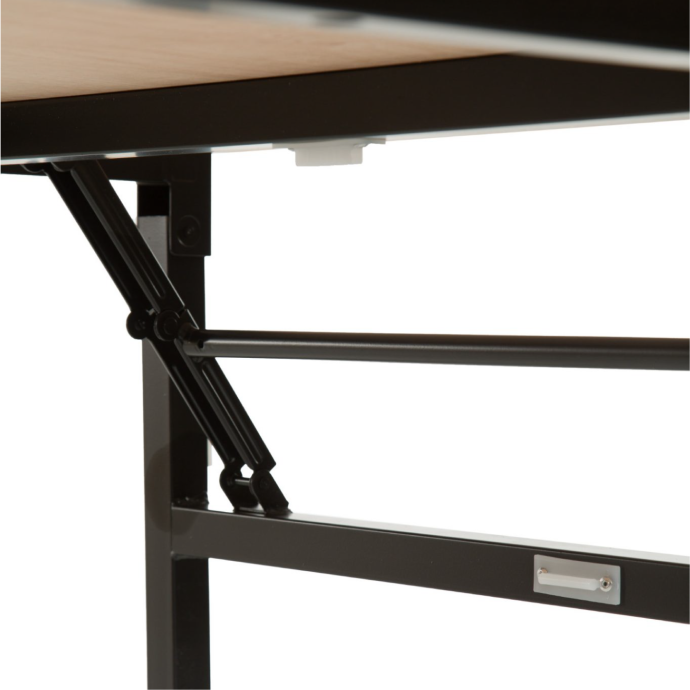 Apvalus medinis stalas dengtas PVC D120