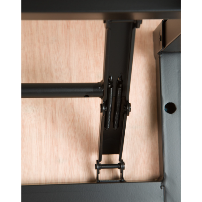 Apvalus medinis stalas dengtas PVC D120
