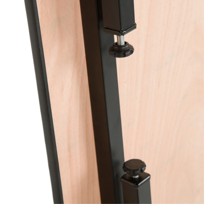 Apvalus medinis stalas dengtas PVC D120