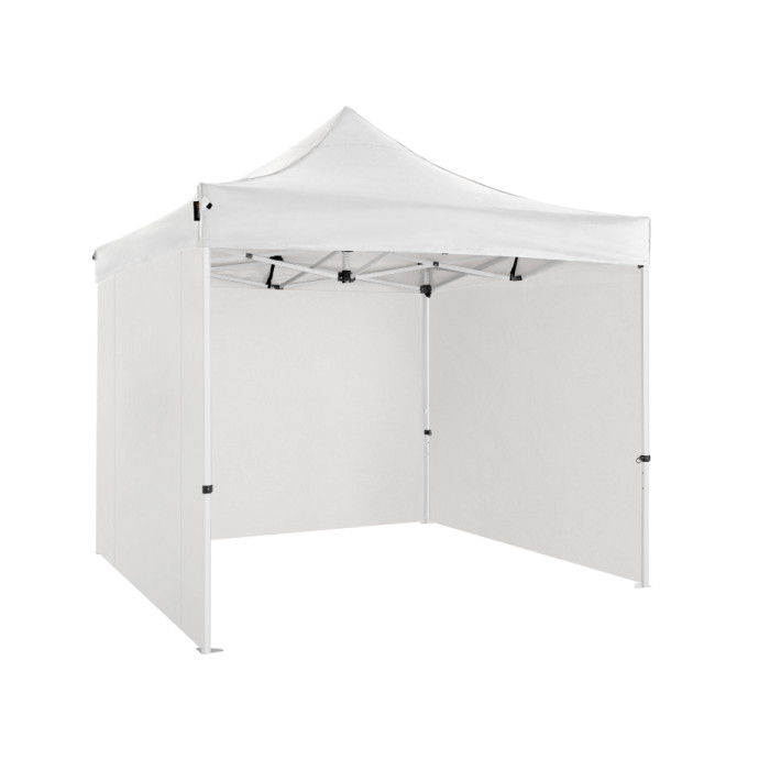Prekybinė Palapinė 3x3 Balta Zeltpro PREMIUM+ iš kairės pusės