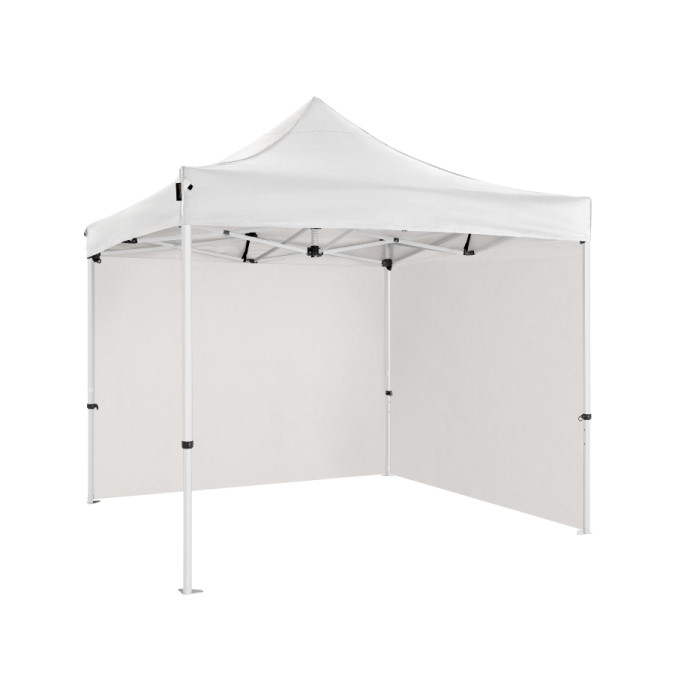 Prekybinė Palapinė 3x3 Balta Zeltpro PREMIUM+ iš galo