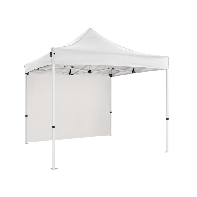 Prekybinė Palapinė 3x3 Balta Zeltpro PREMIUM+ iš dešinės pusės
