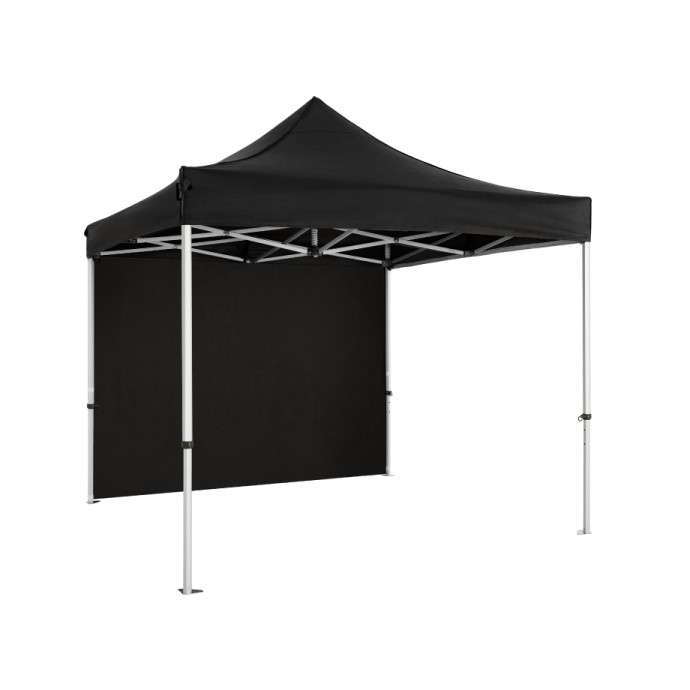 Prekybinė Palapinė 3x3 Juoda Zeltpro PREMIUM+ iš dešinės pusės