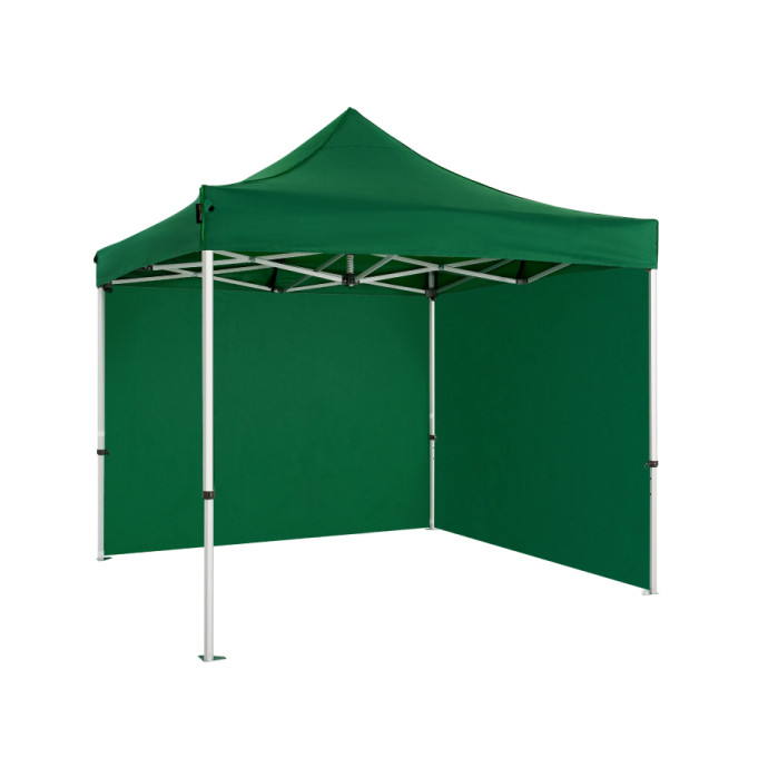Prekybinė Palapinė 3x3 Žalia Zeltpro PREMIUM+ iš galo