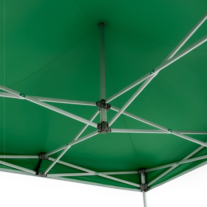 Prekybinė Palapinė 3x3 Žalia Zeltpro PREMIUM+ su visomis sienomis