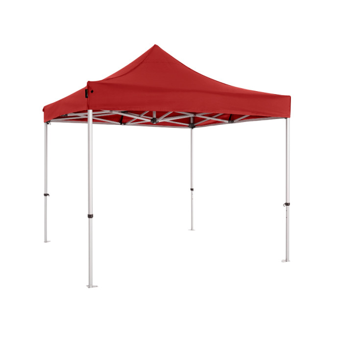 Prekybinė Palapinė 3x3 Raudona Zeltpro PREMIUM+ iš šono