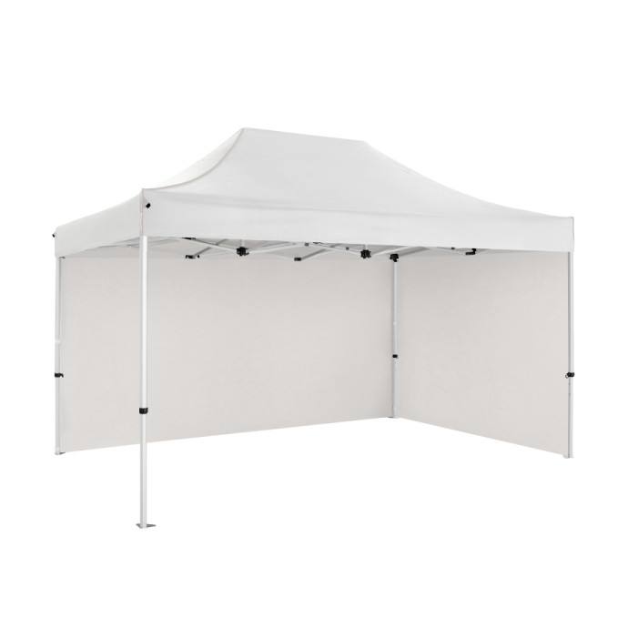 Prekybinė Palapinė 3x4,5 Balta Zeltpro PREMIUM+ iš galo