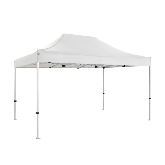 Prekybinė Palapinė 3x4,5 Balta Zeltpro PREMIUM+ iš šono