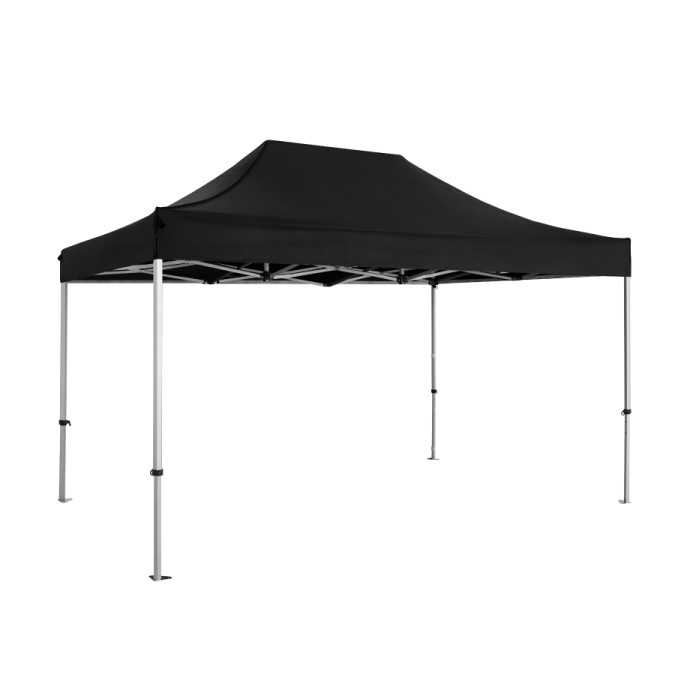 Prekybinė Palapinė 3x4,5 Juoda Zeltpro PREMIUM+ iš šono