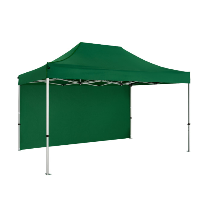 Prekybinė Palapinė 3x4,5 Žalia Zeltpro PREMIUM+ iš dešinės pusės
