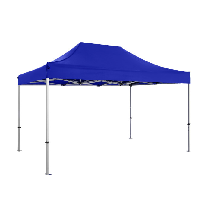 Prekybinė Palapinė 3x4,5 Mėlyna Zeltpro PREMIUM+ iš šono