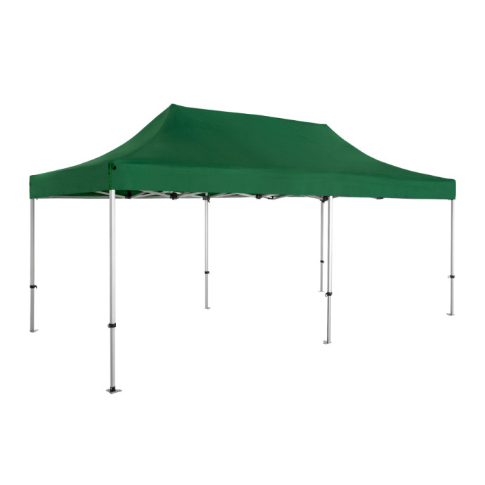 Prekybinė Palapinė 3x6 Žalia Zeltpro PREMIUM+ iš šono