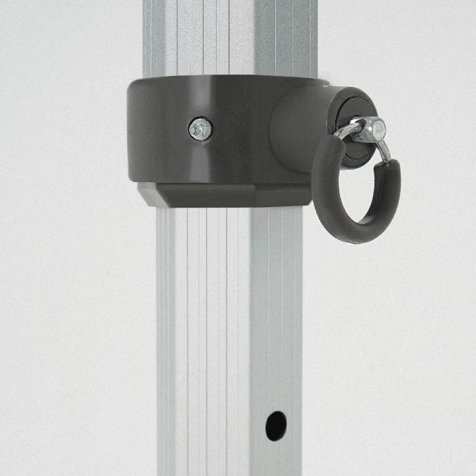 Prekybinė Palapinė 3x4,5 Mėlyna Zeltpro PREMIUM+ išskleista