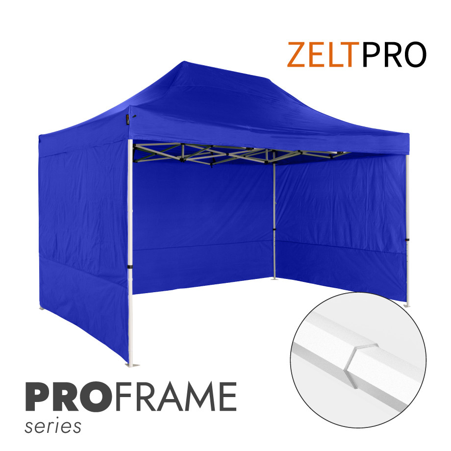 Prekybinė Palapinė 3x4,5 Mėlyna Zeltpro PROFRAME