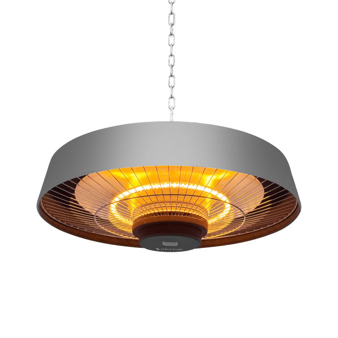 Infraraudonųjų spindulių šildytuvas Heatum H2000R VERSE SILVER