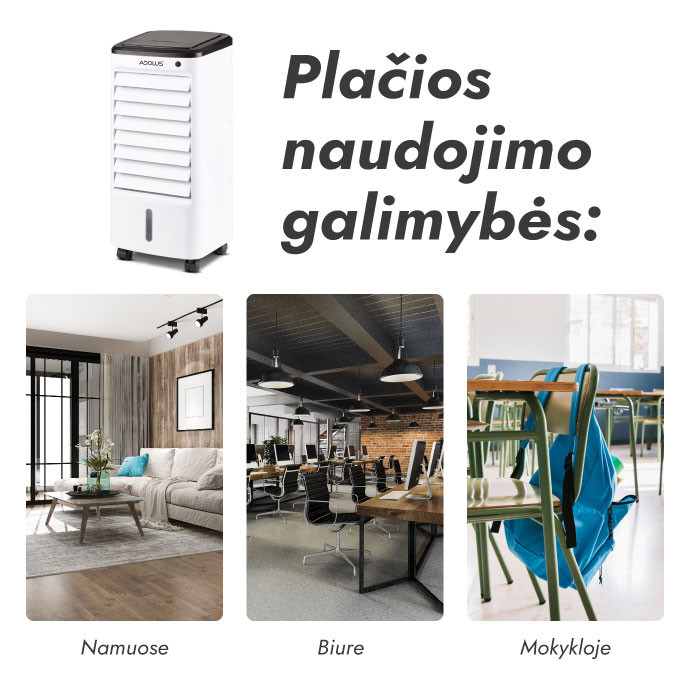 Mobilus oro vėsintuvas ADOLUS FROSTY FLOW A360+