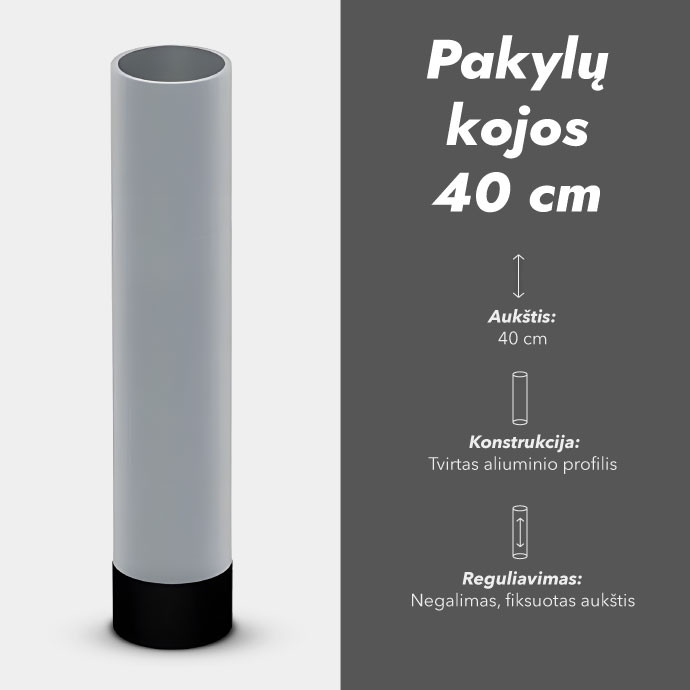 Pakylų kojos 40 cm