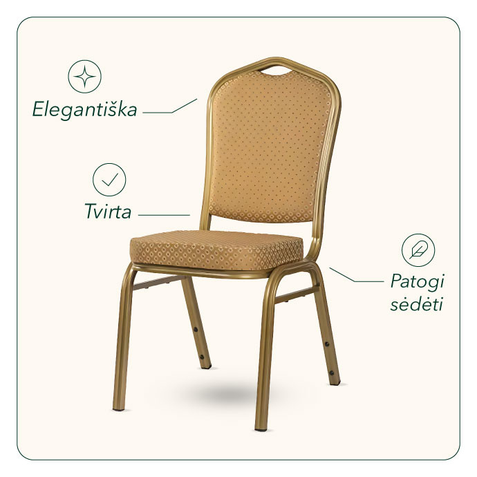 Banketinė kėdė Economy Ivo