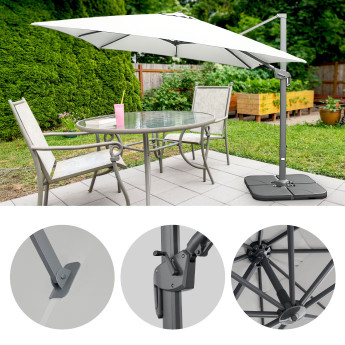 Lauko skėtis (užvalkalas dovanų) Maestro Light Grey Lauko skėtis (užvalkalas dovanų) Maestro Light Grey