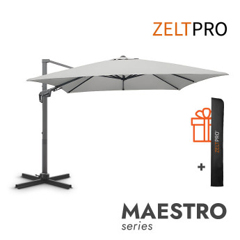 Lauko skėtis (užvalkalas dovanų) Maestro Light Grey Lauko skėtis (užvalkalas dovanų) Maestro Light Grey