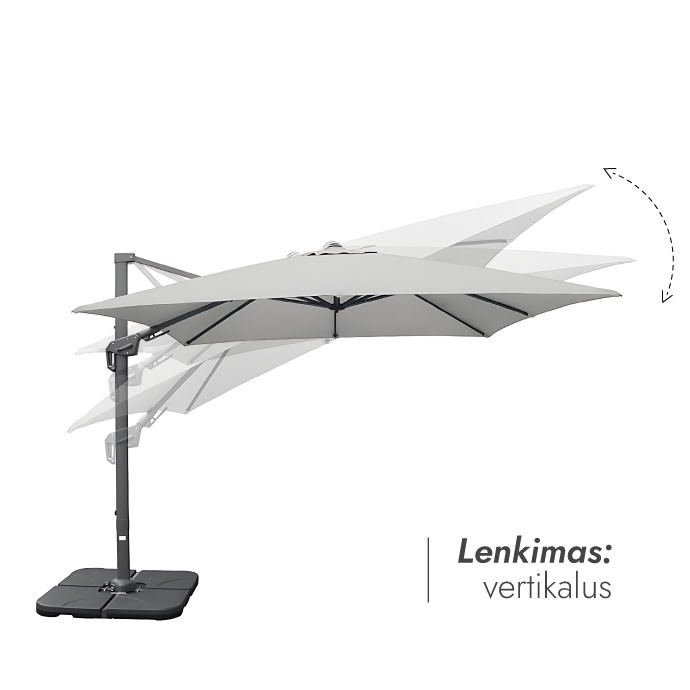 Lauko skėtis (užvalkalas dovanų) Maestro Light Grey