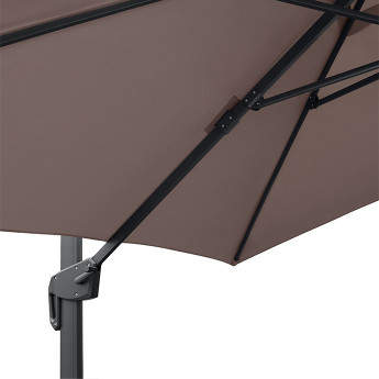 Lauko skėtis su Solid padu (užvalkalas dovanų) Lounge Taupe Lauko skėtis su Solid padu (užvalkalas dovanų) Lounge Taupe