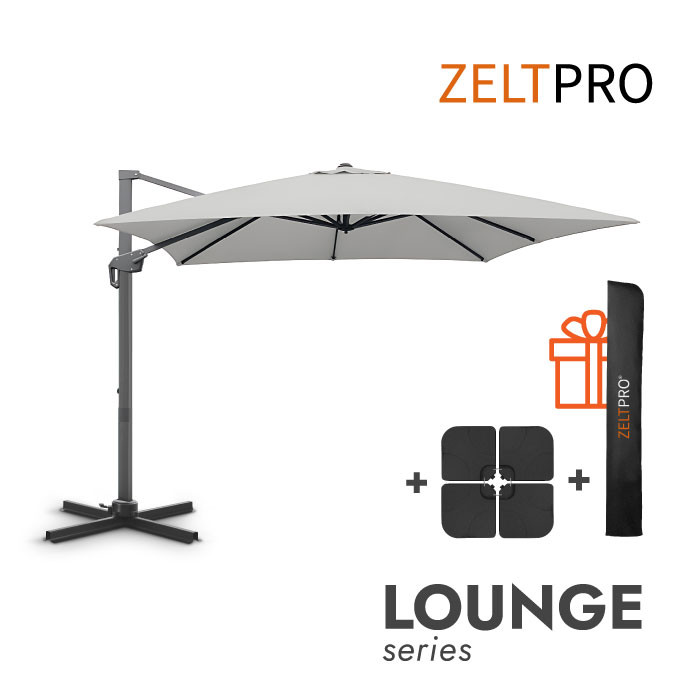 Lauko skėtis su padu (užvalkalas dovanų) Lounge Light Grey
