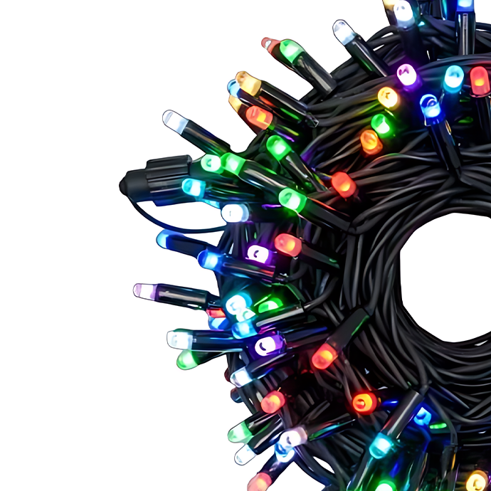 Lauko ir vidaus girlianda (LED lemputės) 10 m PROLED RGB