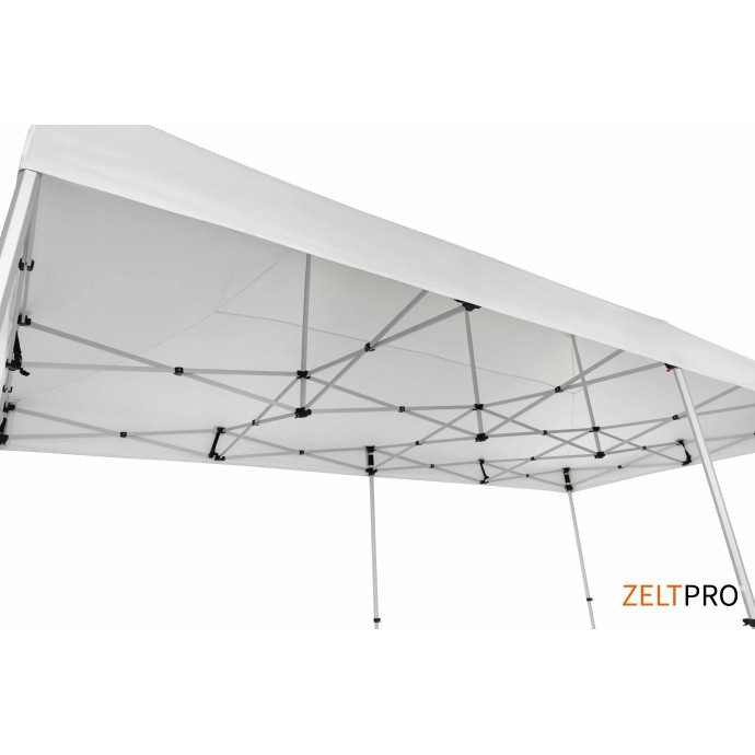Prekybinė Palapinė 4x8 Balta Zeltpro TITAN iš viršaus