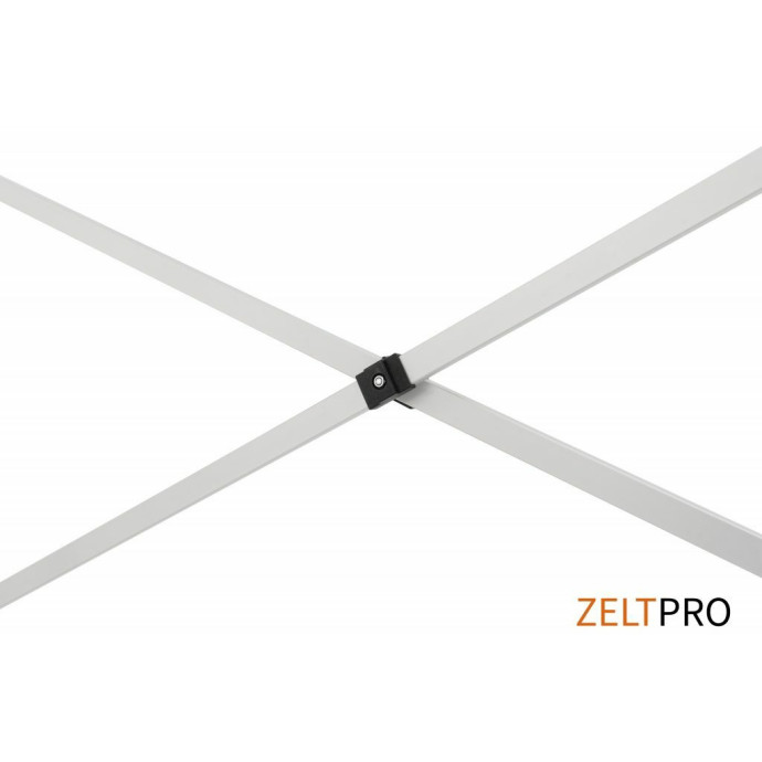 Prekybinė Palapinė 4x8 Balta Zeltpro TITAN šoninė koja