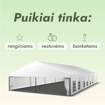 Modulinis paviljonas Baltas (200 m2)