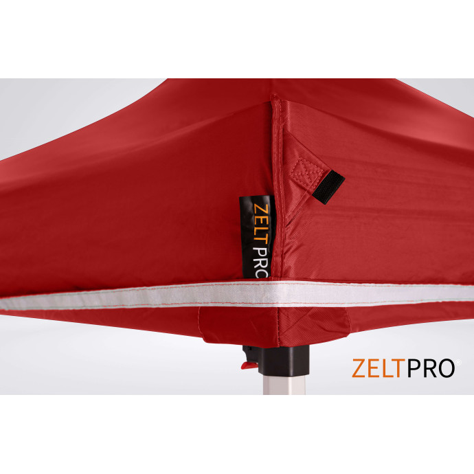 Prekybinė Palapinė 4x8 Raudona Zeltpro TITAN su dvejomis sienomis