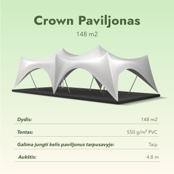 Crown Paviljonas 148 m2  Crown Paviljonas 148 m2