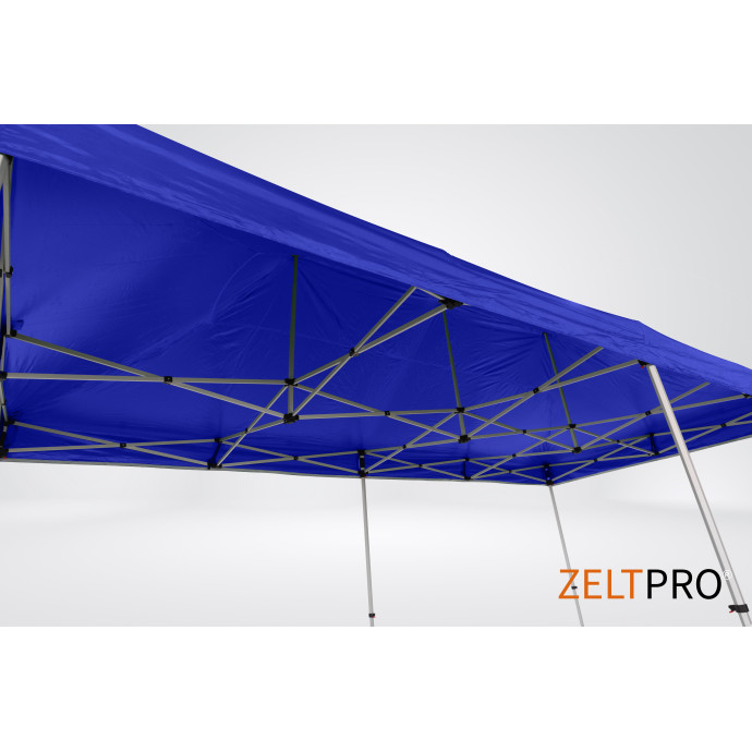 Prekybinė Palapinė 4x8 Mėlyna Zeltpro TITAN su trimis sienomis