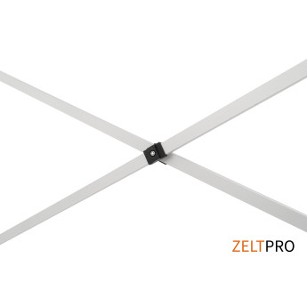 Reklaminė Palapinė 3x3 pasirinktos spalvos Zeltpro TITAN su 4 sienomis ir termo lipdukais (2 vnt.) ant stogo šonų