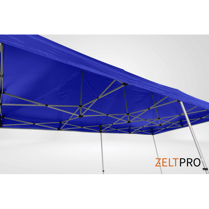 Prekybinė Palapinė 3x6 Mėlyna Zeltpro TITAN su trimis sienomis